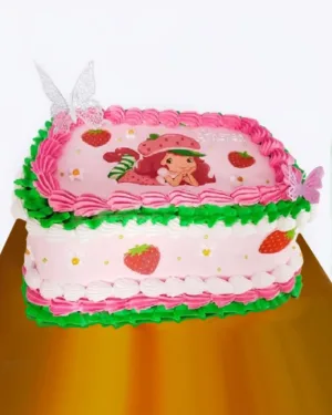 Torta Fresita Rectangular